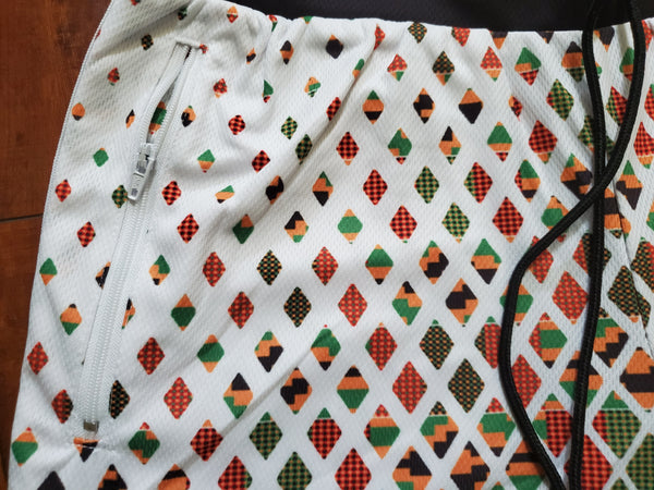 Culture in My DNA Kente Basketball shorts