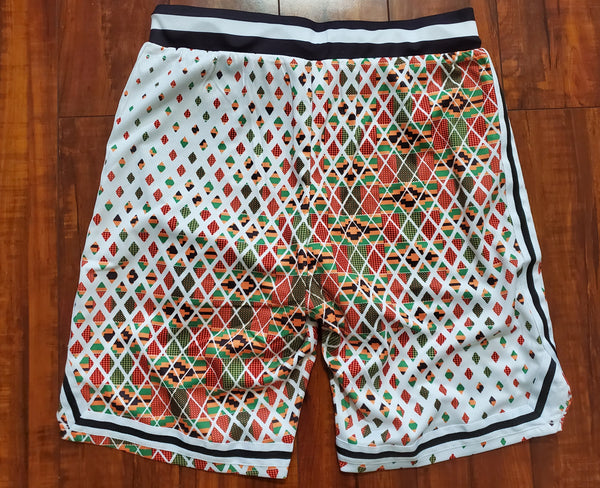Culture in My DNA Kente Basketball shorts