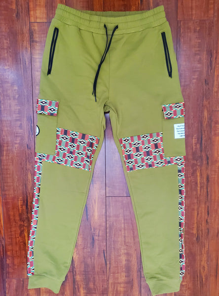 Culture Unisex Utility Joggers (Olive Green)