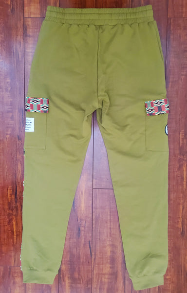Culture Unisex Utility Joggers (Olive Green)