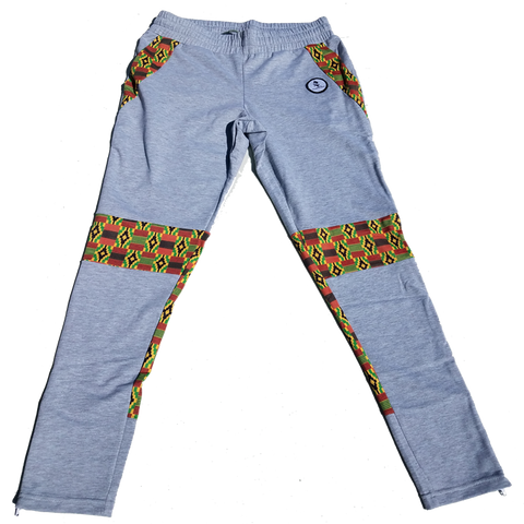 Unisex Slim Fit Kente Joggers/Sweat Pants