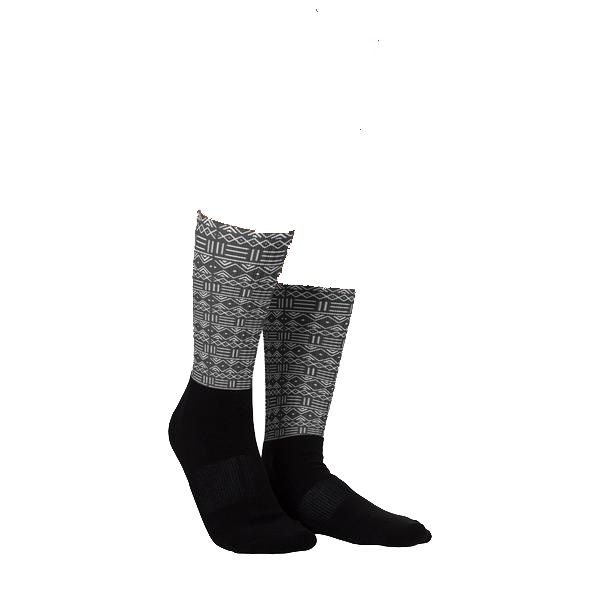 African Mud Cloth Print Socks