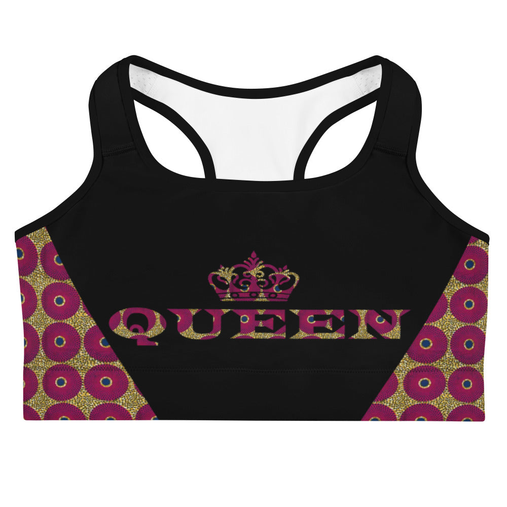 Ankara Queen Sports bra