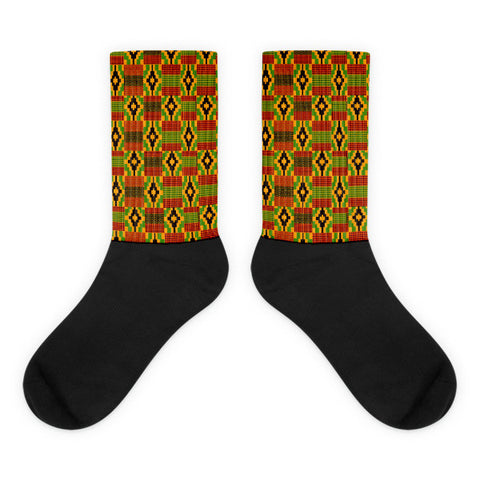 Kente foot socks style #2