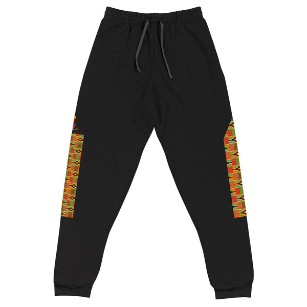 RuvaAfricWear Kente Print strip Unisex Joggers