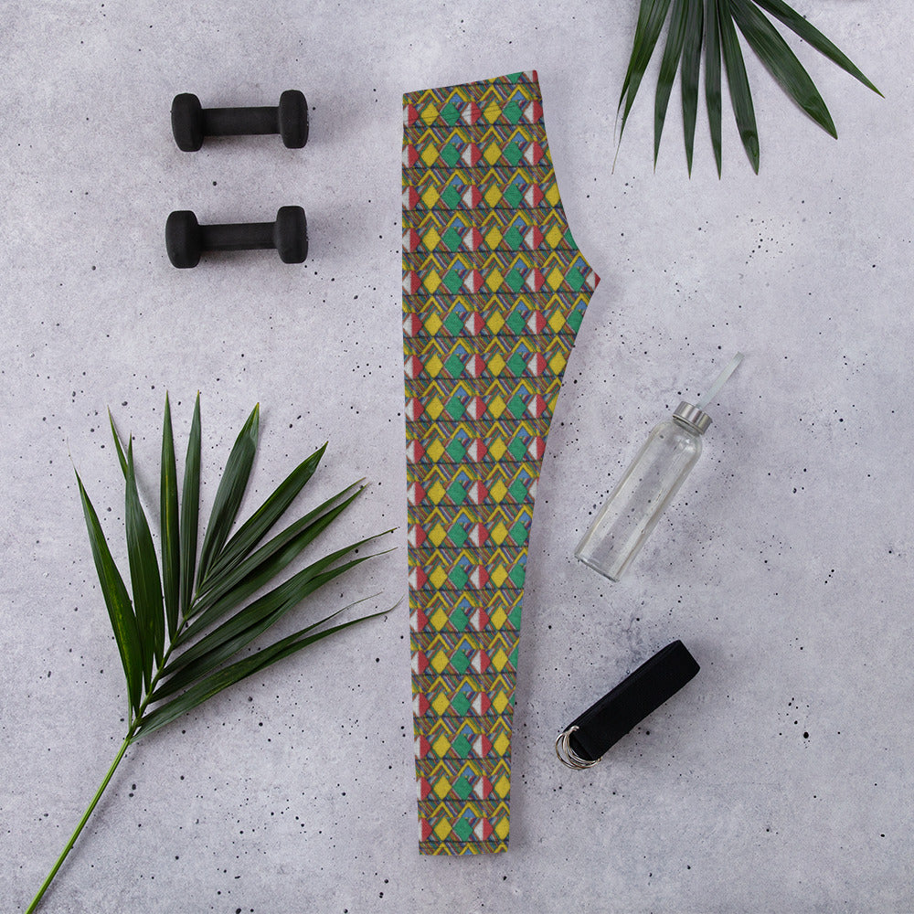 Zulu Beads Print Leggings