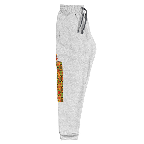 RuvaAfricWear Kente Print strip Unisex Joggers