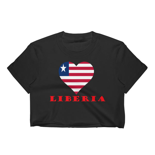 Liberia Love Women's Crop Top