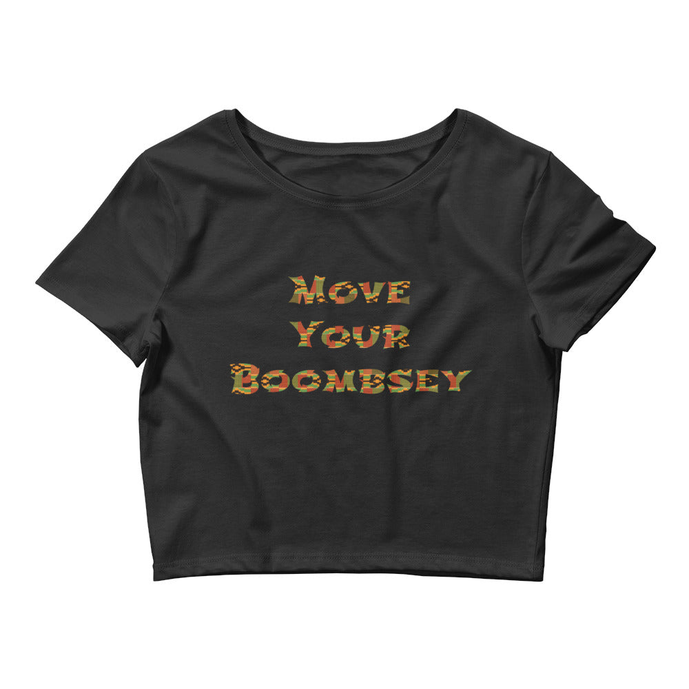 Move Your Boombsey Kukuwa Fitness Crop Tee