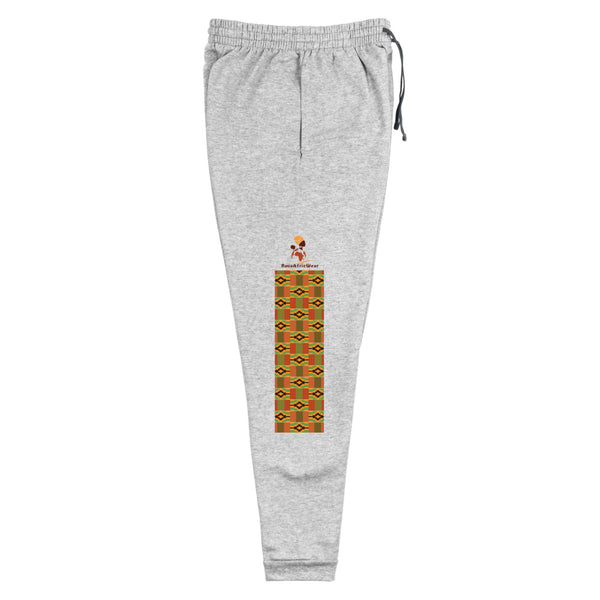 RuvaAfricWear Kente Print strip Unisex Joggers