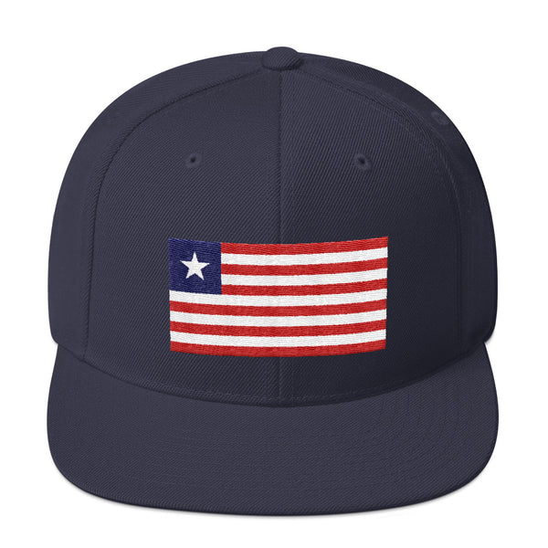 Liberian Flag Snapback Hat