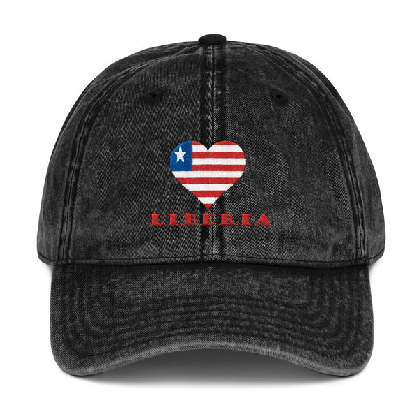 Liberia Love Vintage Cotton Twill Cap