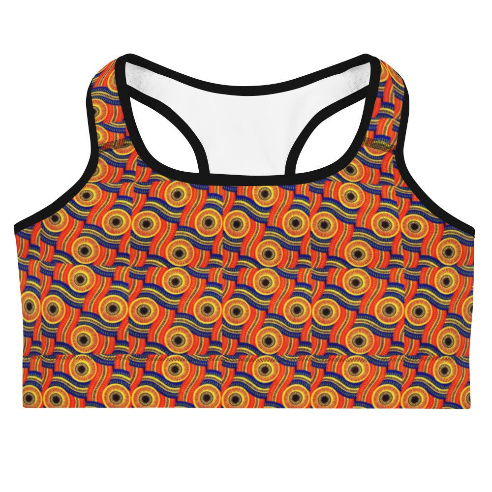 Kumusha African Print Sports bra