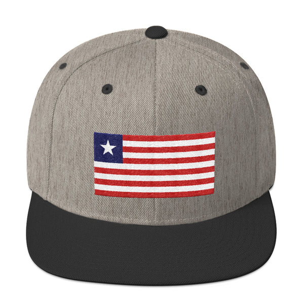 Liberian Flag Snapback Hat