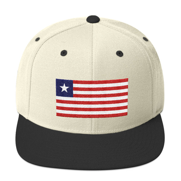 Liberian Flag Snapback Hat