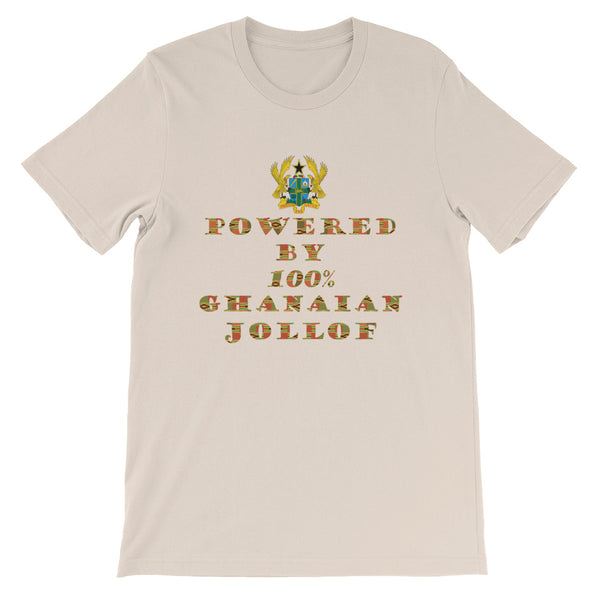 Powered by Ghanaian Jollof Unisex T-Shirt