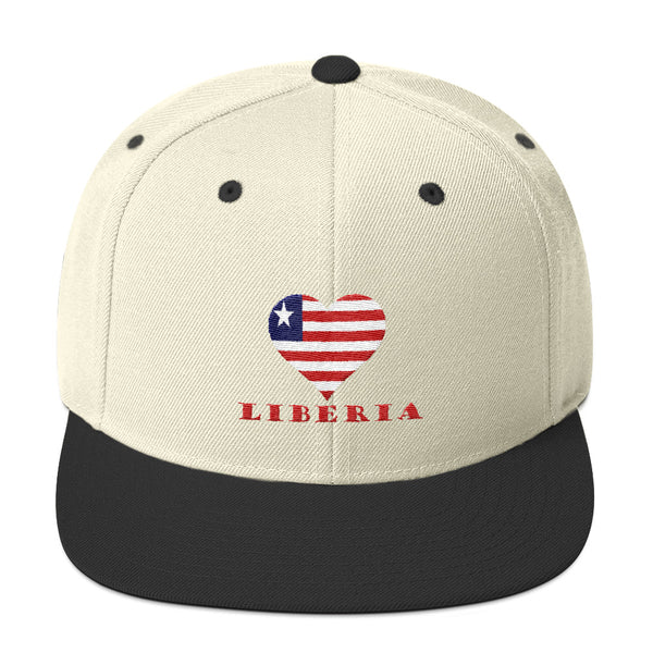 Liberia Love Snapback Hat