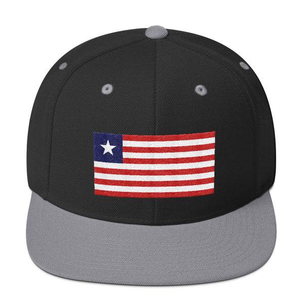 Liberian Flag Snapback Hat