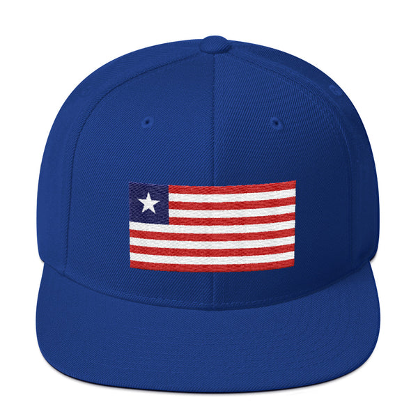Liberian Flag Snapback Hat
