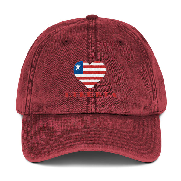 Liberia Love Vintage Cotton Twill Cap