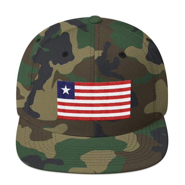Liberian Flag Snapback Hat