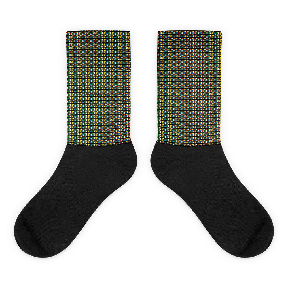 Zulu Print Socks