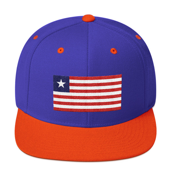 Liberian Flag Snapback Hat