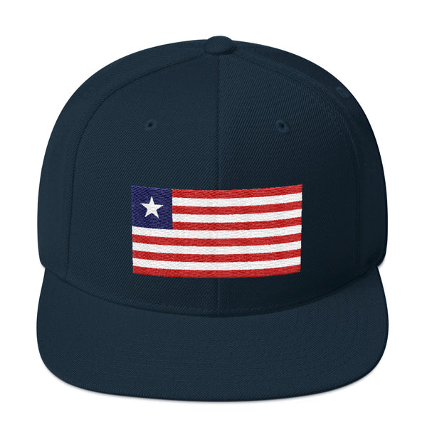 Liberian Flag Snapback Hat