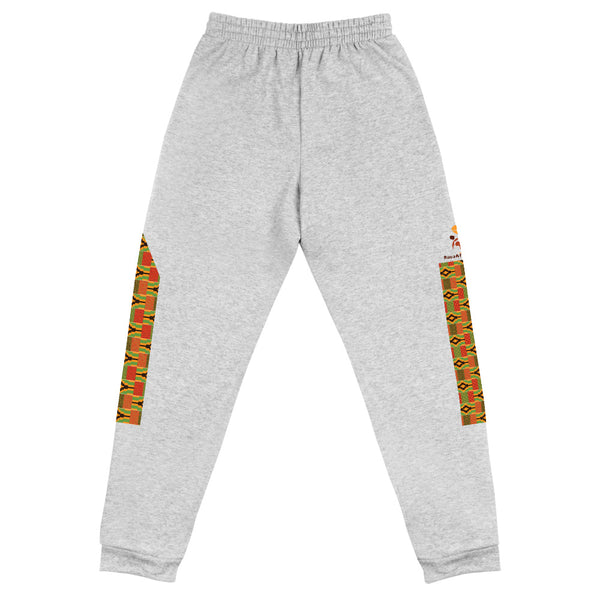 RuvaAfricWear Kente Print strip Unisex Joggers