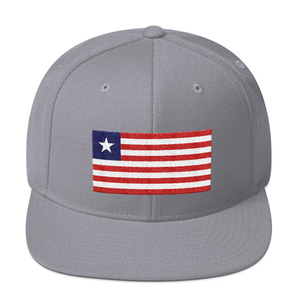 Liberian Flag Snapback Hat