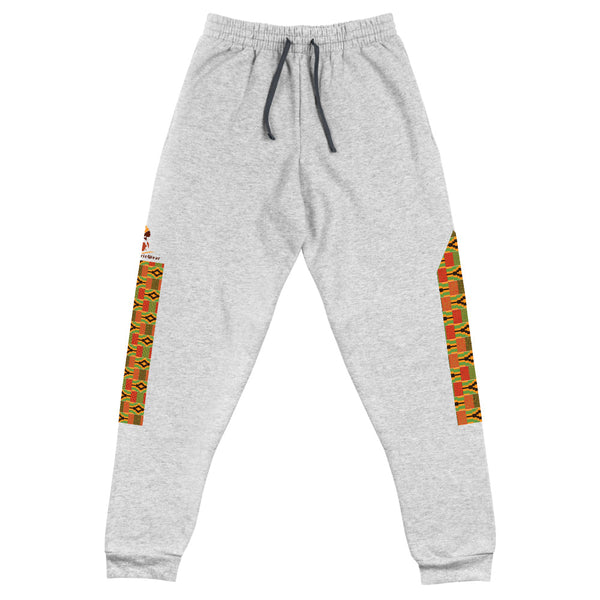 RuvaAfricWear Kente Print strip Unisex Joggers