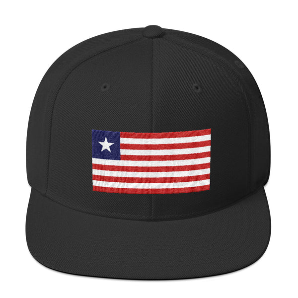 Liberian Flag Snapback Hat