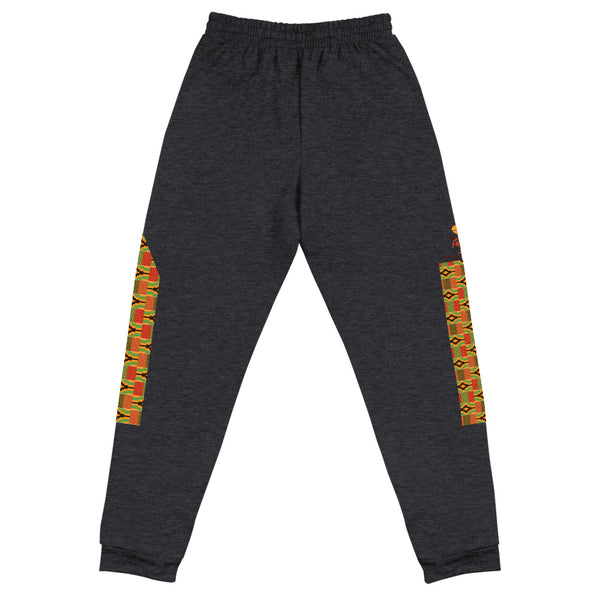 RuvaAfricWear Kente Print strip Unisex Joggers