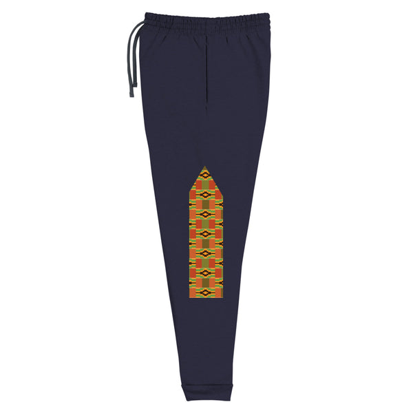 RuvaAfricWear Kente Print strip Unisex Joggers