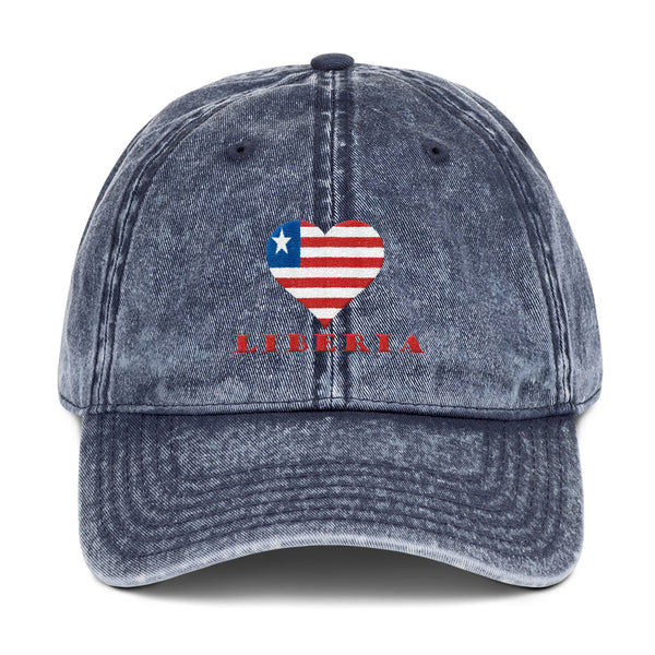 Liberia Love Vintage Cotton Twill Cap