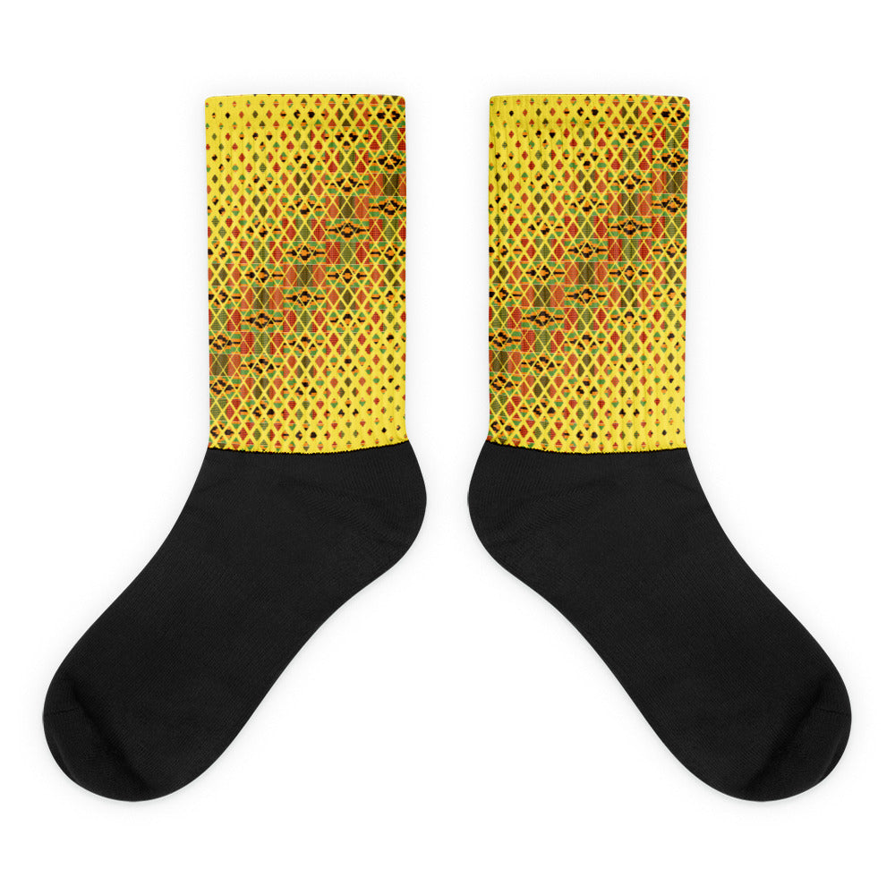 Kente Square Scatter Socks