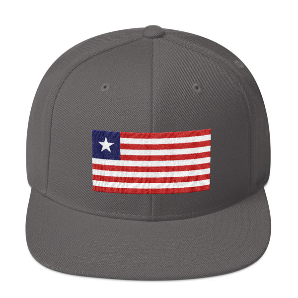 Liberian Flag Snapback Hat