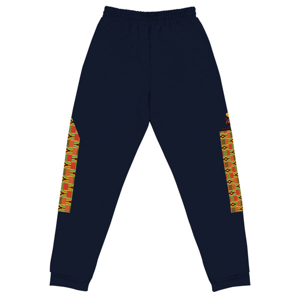 RuvaAfricWear Kente Print strip Unisex Joggers