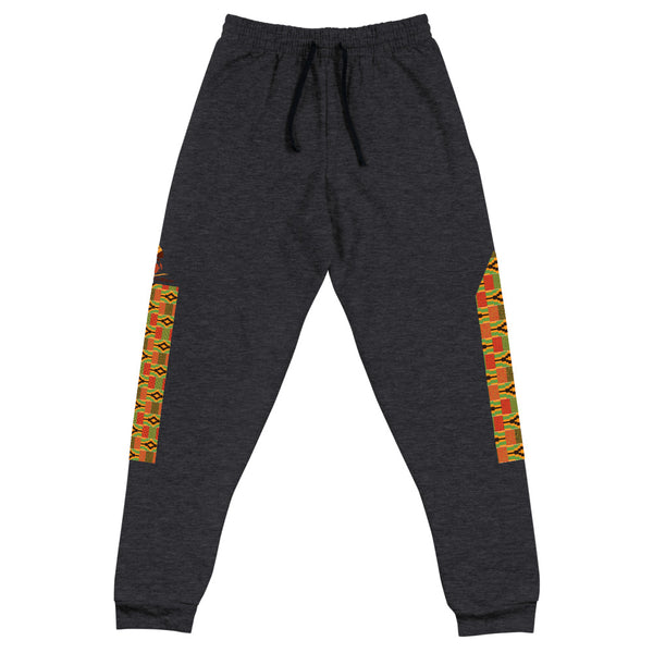 RuvaAfricWear Kente Print strip Unisex Joggers