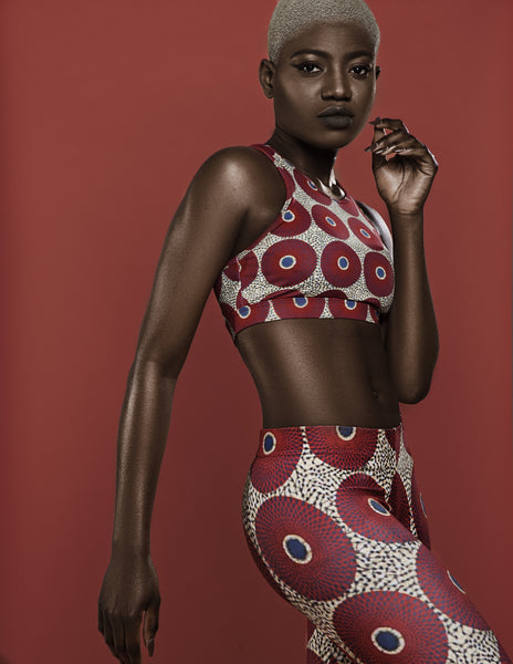 Ankara Circles Sports Bra