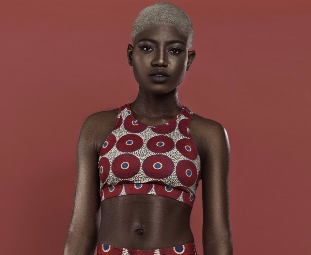 Ankara Circles Sports Bra