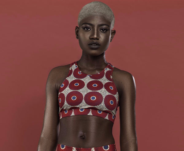Ankara Circles Sports Bra