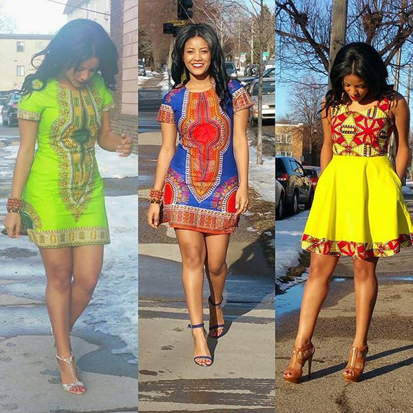Dashiki African Print Dress