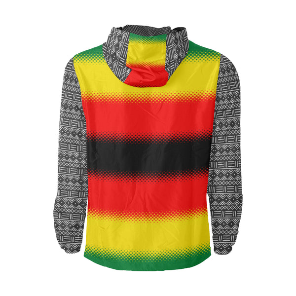 Zimbabwe Windbreaker All Over Print Windbreaker for Men (Model H23)