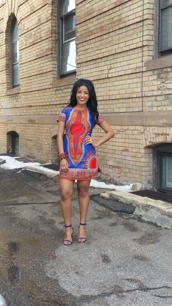 Dashiki African Print Dress