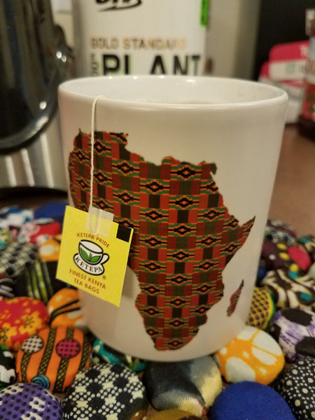 African Map Magic Mug