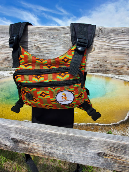 Kente Utility Chest Bag