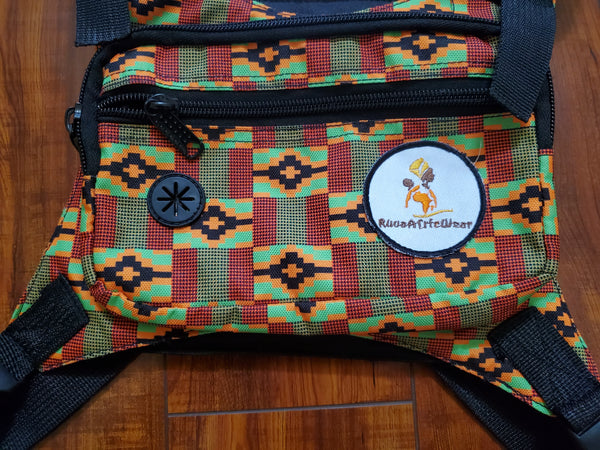 Kente Utility Chest Bag