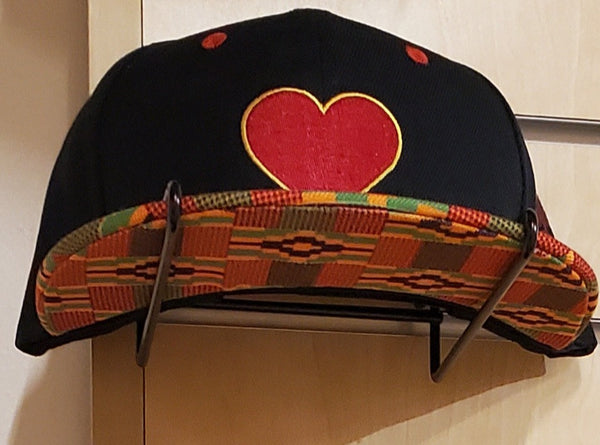 Heart Kente Snapback Cap