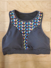 Zulu Beads Textured Sports Bra